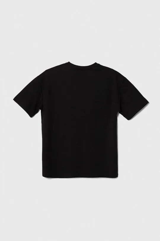 Παιδικό μπλουζάκι HUGO μαύρο