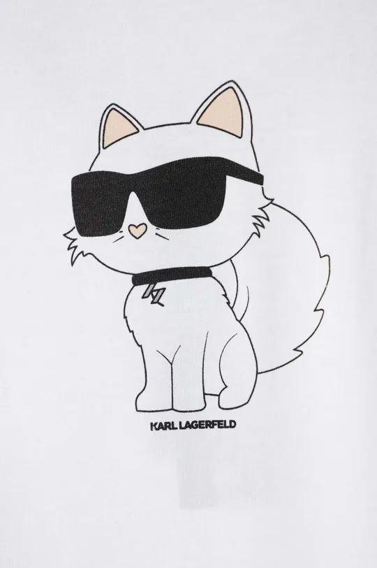 Παιδικό βαμβακερό μπλουζάκι Karl Lagerfeld 100% Οργανικό βαμβάκι