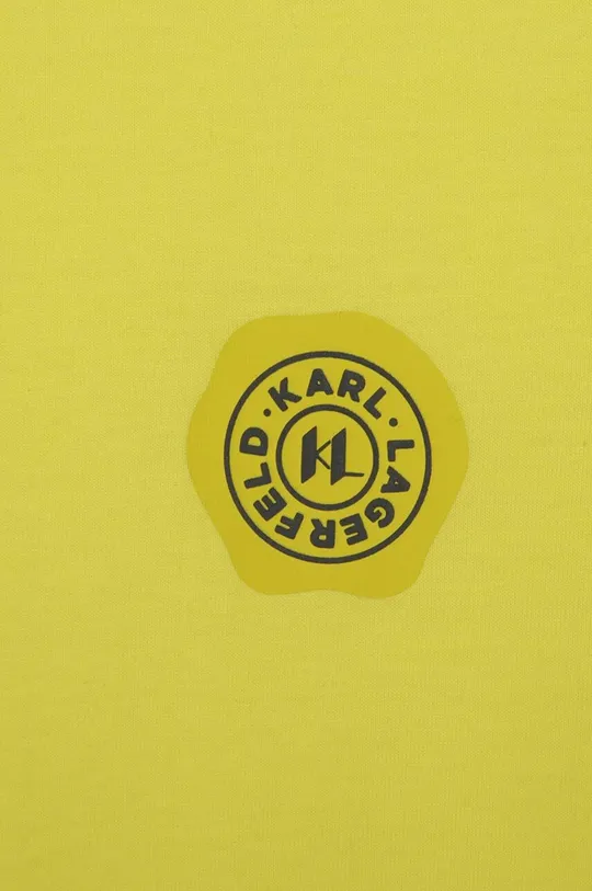 Otroška bombažna kratka majica Karl Lagerfeld  100 % Bombaž