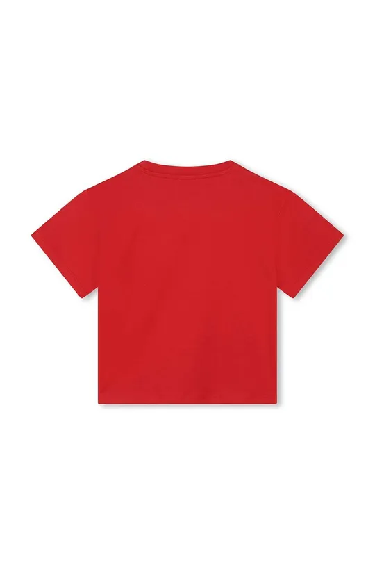 Kenzo Kids t-shirt bawełniany dziecięcy czerwony