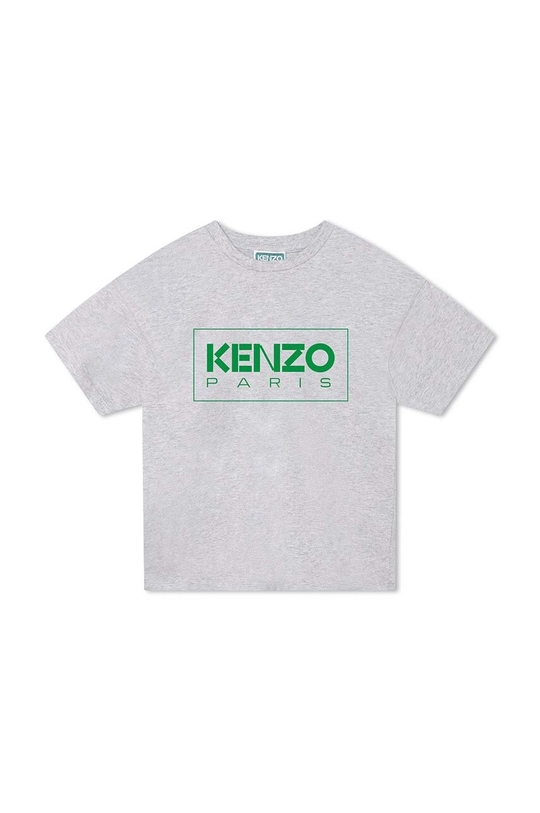 szary Kenzo Kids t-shirt bawełniany dziecięcy Dziecięcy