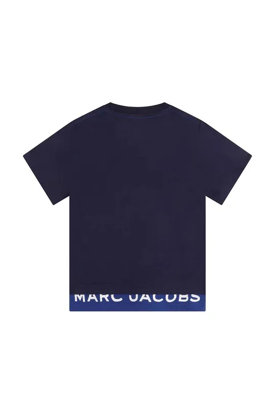 Παιδικό βαμβακερό μπλουζάκι Marc Jacobs σκούρο μπλε