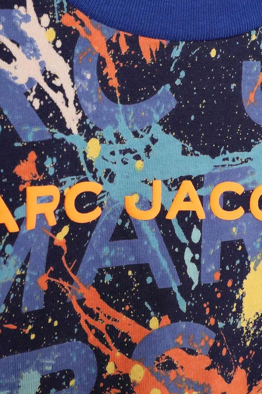 темно-синій Дитяча бавовняна футболка Marc Jacobs