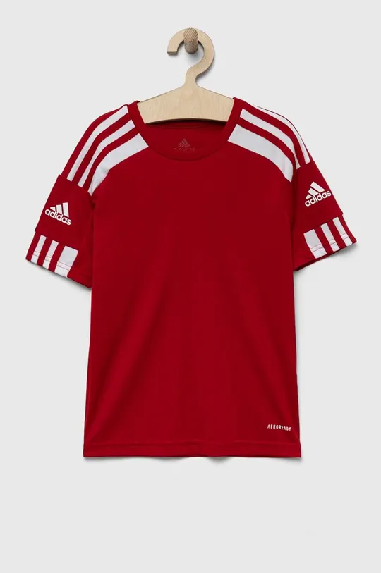 crvena Dječja majica kratkih rukava adidas Performance Dječji