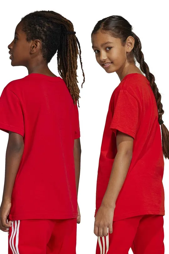 Βαμβακερό μπλουζάκι adidas Originals TREFOIL Παιδικά