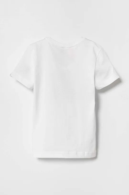 Παιδικό βαμβακερό μπλουζάκι adidas λευκό
