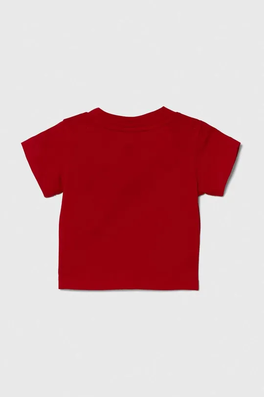 Μωρό βαμβακερό μπλουζάκι adidas Originals κόκκινο