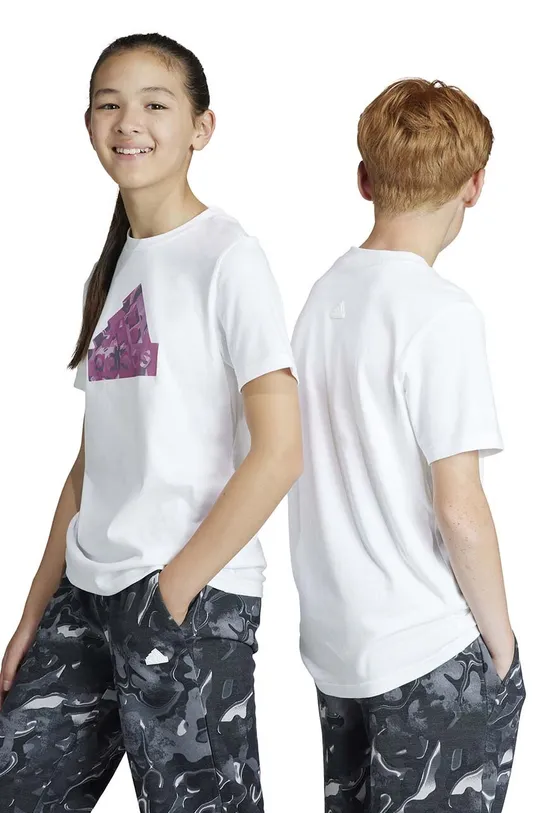 Detské bavlnené tričko adidas Detský