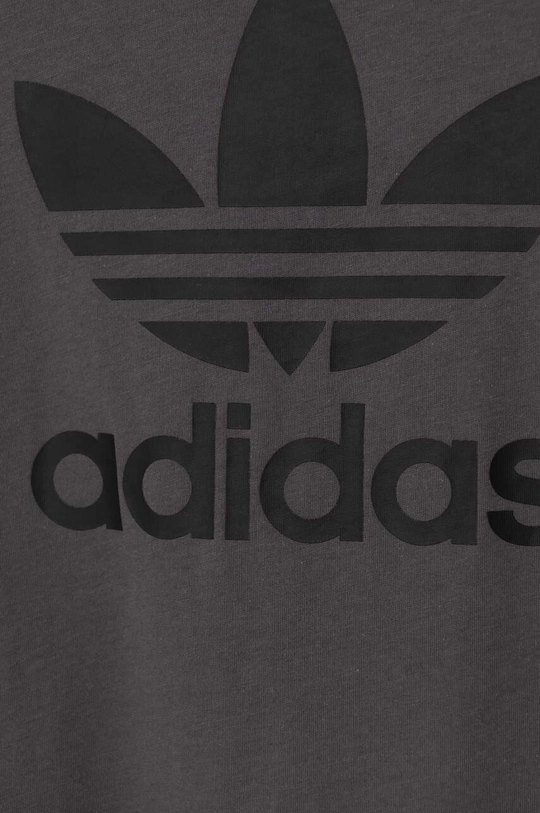 γκρί Παιδικό βαμβακερό μπλουζάκι adidas Originals TREFOIL