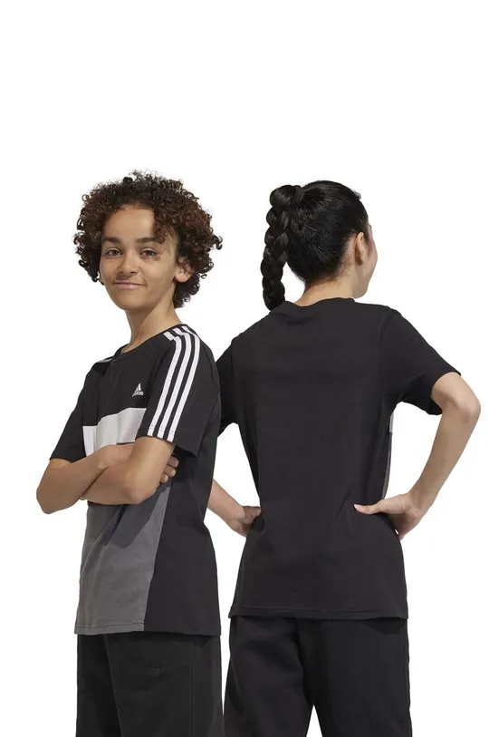 Otroška bombažna kratka majica adidas Otroški