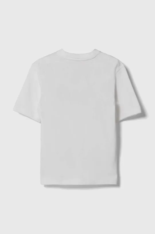 adidas t-shirt bawełniany dziecięcy IK9328 biały AW23
