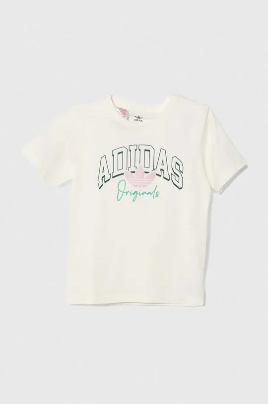 bijela Dječja pamučna majica kratkih rukava adidas Originals Dječji