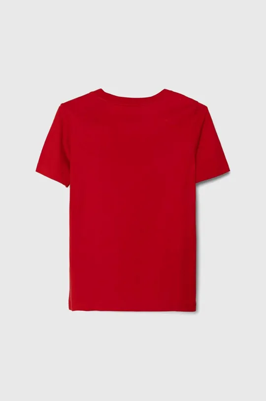 adidas t-shirt bawełniany dziecięcy czerwony