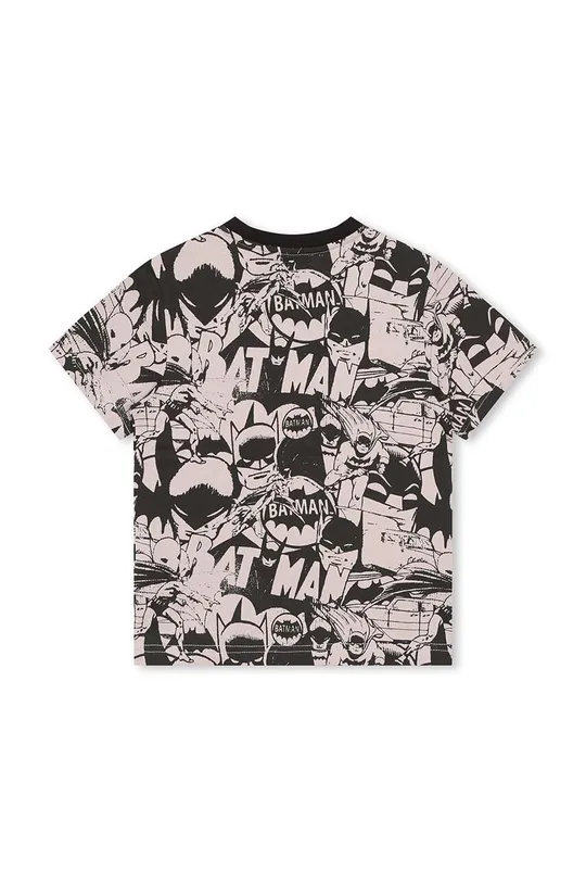 Дитяча бавовняна футболка Dkny x DC Comics чорний