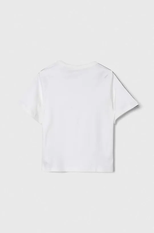 Παιδικό βαμβακερό μπλουζάκι Calvin Klein Jeans λευκό
