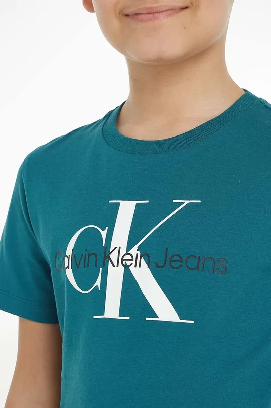 Παιδικό βαμβακερό μπλουζάκι Calvin Klein Jeans Παιδικά