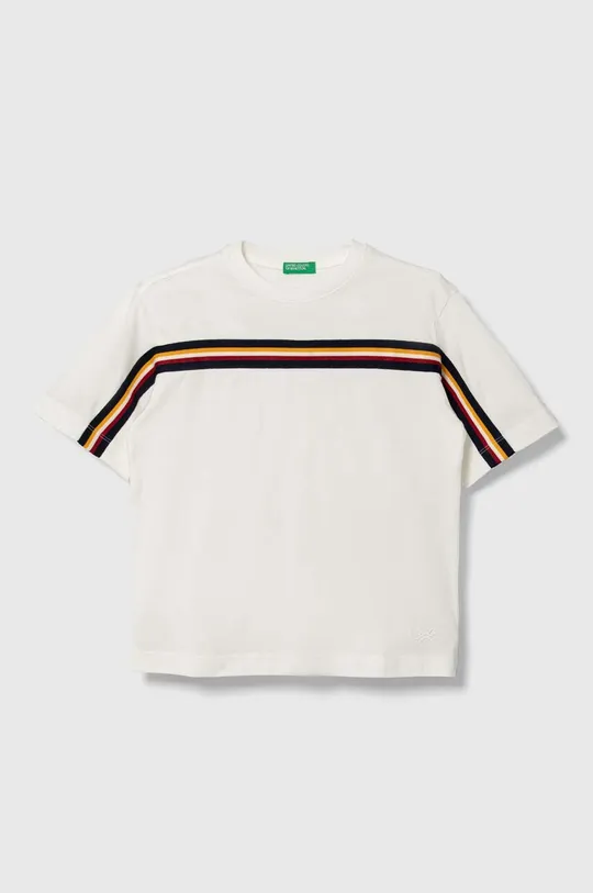 bianco United Colors of Benetton t-shirt in cotone per bambini Bambini