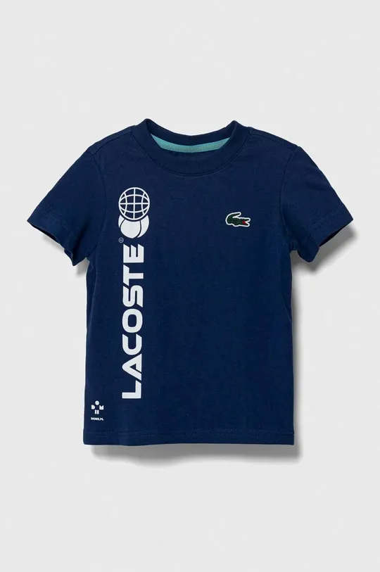 mornarsko modra Otroška kratka majica Lacoste Otroški