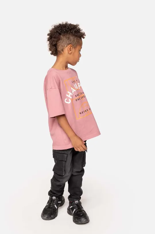 Παιδικό βαμβακερό μπλουζάκι Coccodrillo