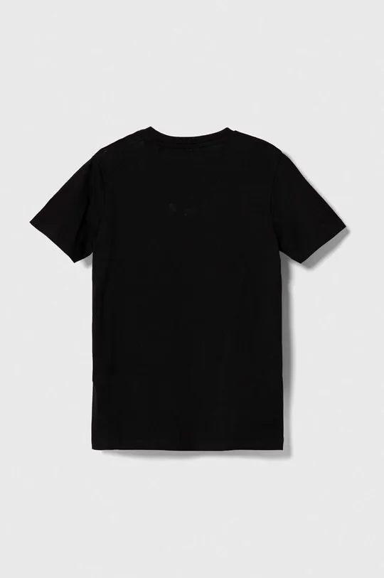Guess t-shirt bawełniany dziecięcy czarny