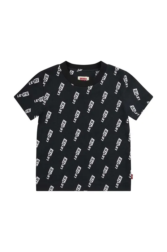 czarny Levi's t-shirt dziecięcy Dziecięcy