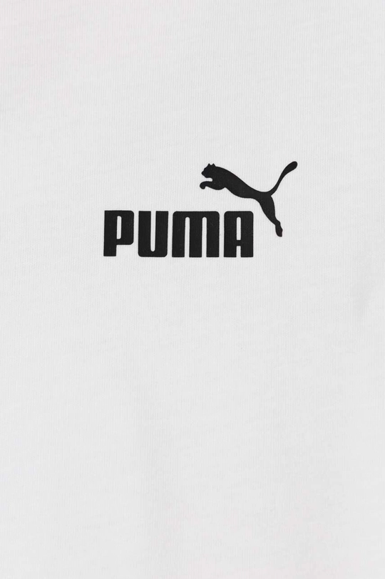 Puma t-shirt bawełniany dziecięcy Ess Tape Tee B Materiał zasadniczy: 100 % Bawełna, Inne materiały: 80 % Bawełna, 20 % Poliester