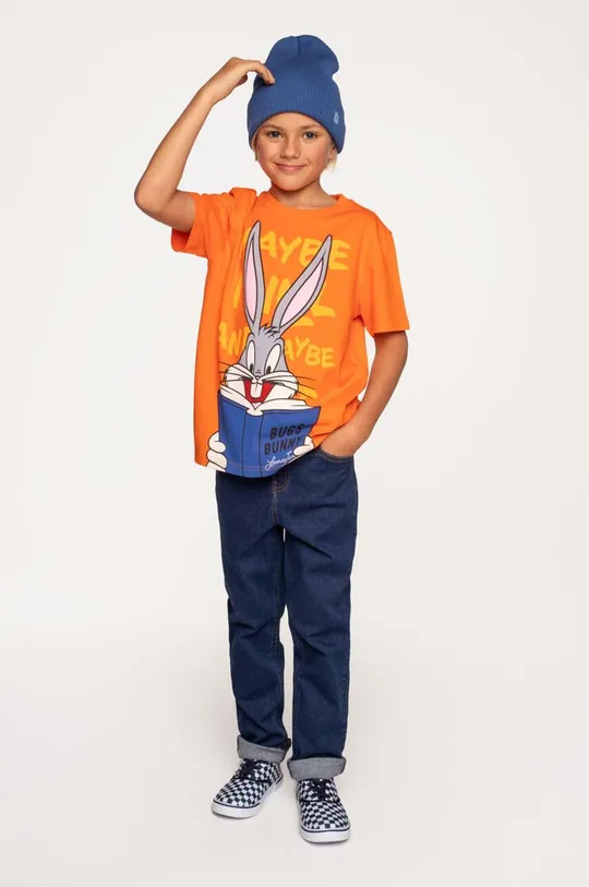 Παιδικό βαμβακερό μπλουζάκι Coccodrillo x Looney Tunes