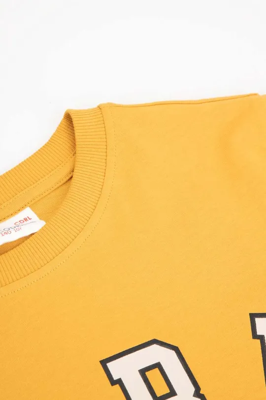 κίτρινο Παιδικό βαμβακερό μπλουζάκι Coccodrillo