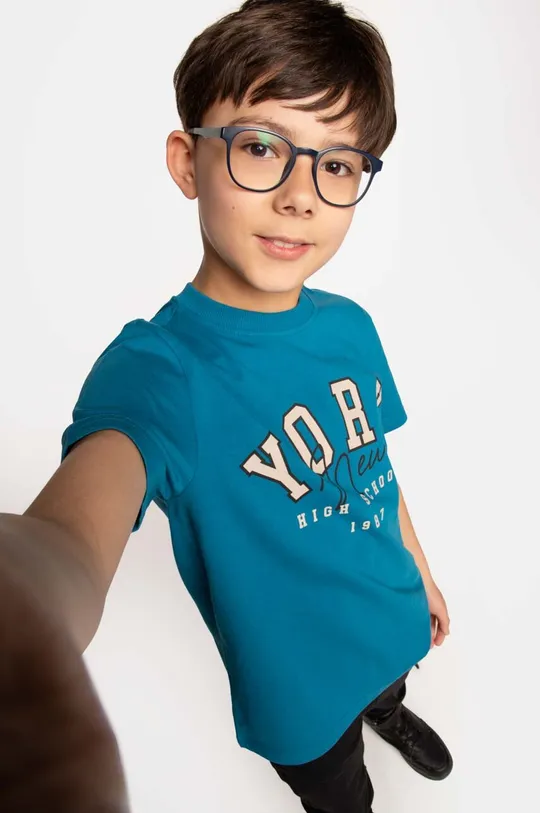 Παιδικό βαμβακερό μπλουζάκι Coccodrillo