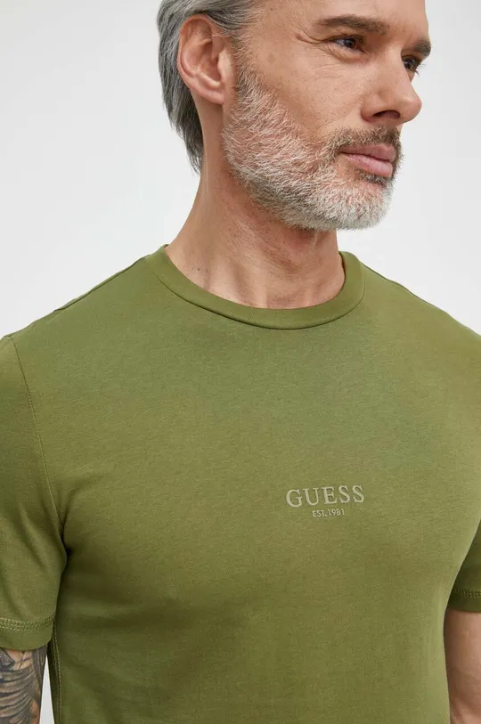 Хлопковая футболка Guess 50% Хлопок, 50% Органический хлопок
