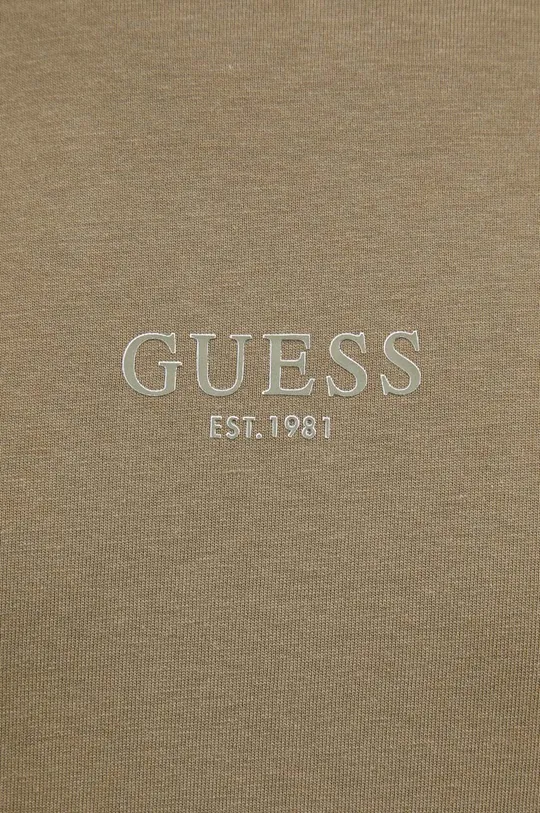 Βαμβακερό μπλουζάκι Guess Ανδρικά