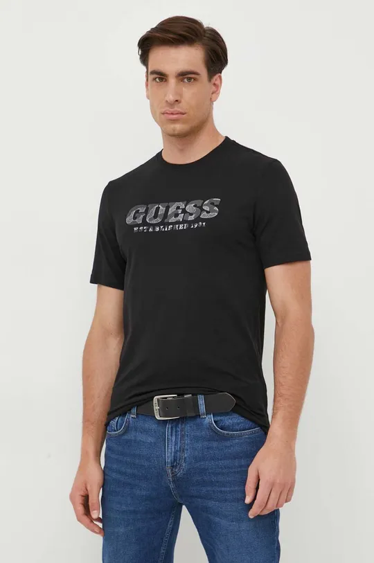 Tričko Guess čierna