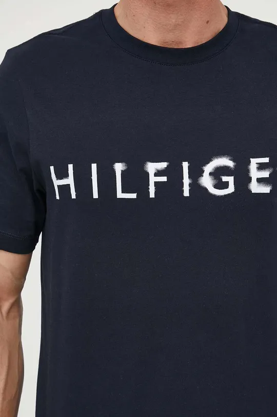 Βαμβακερό μπλουζάκι Tommy Hilfiger Ανδρικά