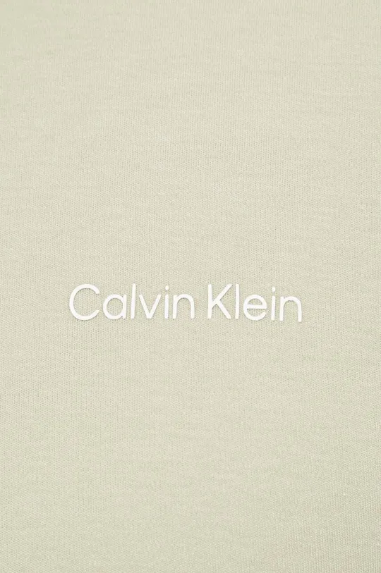 πράσινο Βαμβακερό μπλουζάκι Calvin Klein