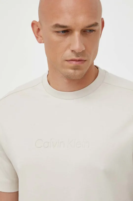 bež Pamučna majica Calvin Klein
