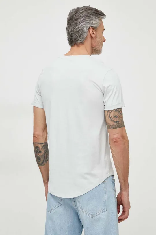 Хлопковая футболка Calvin Klein Jeans серый