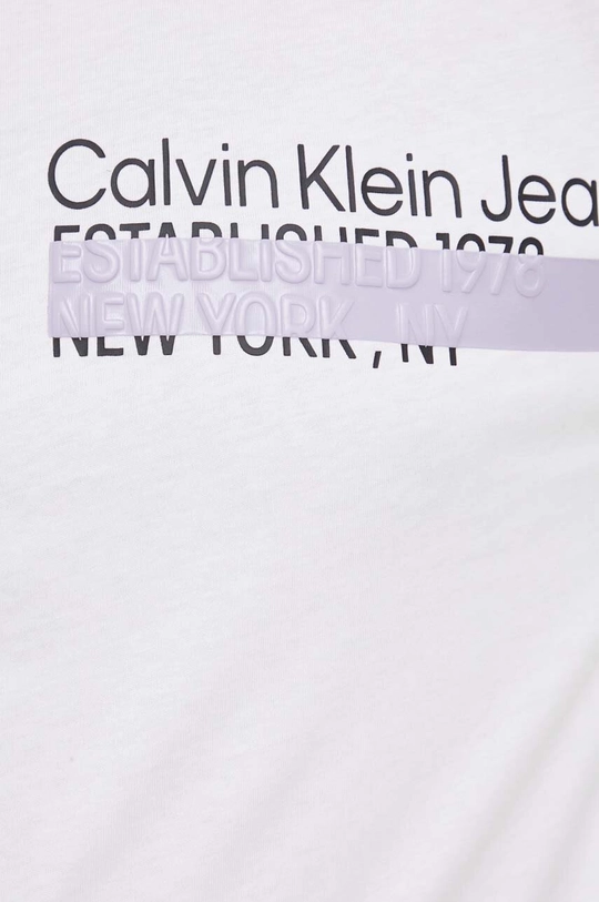 Βαμβακερό μπλουζάκι Calvin Klein Jeans Ανδρικά