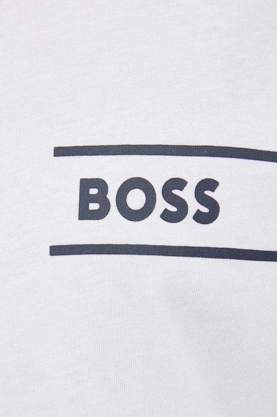 Βαμβακερό t-shirt BOSS 50495484 λευκό