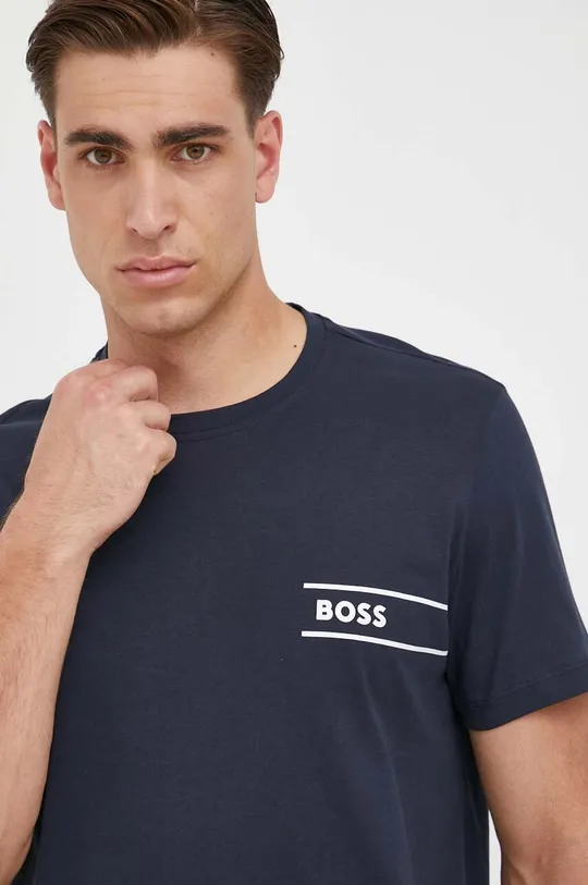 Pamučna homewear majica kratkih rukava BOSS  100% Pamuk