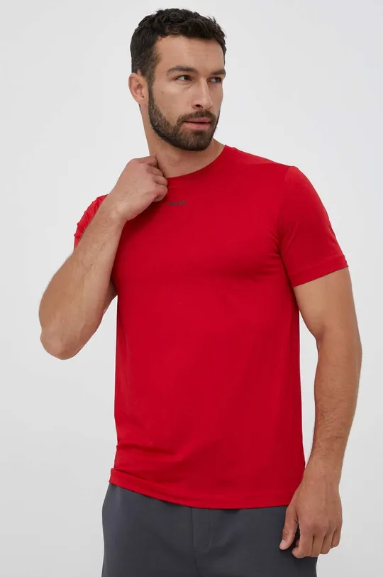 czerwony Boss Green t-shirt Męski