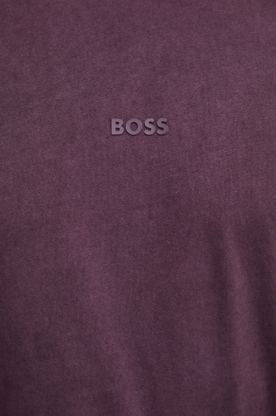 Boss Orange t-shirt bawełniany BOSS ORANGE 50502173 fioletowy