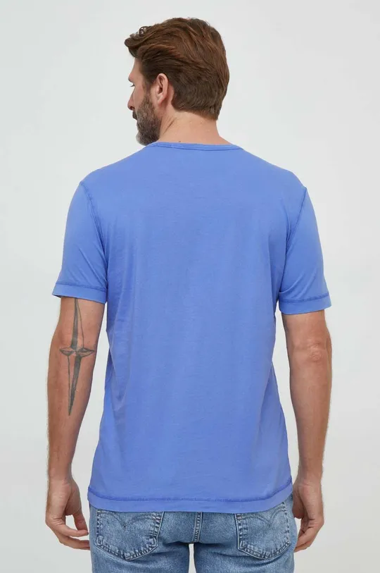 Pamučna majica BOSS ORANGE plava
