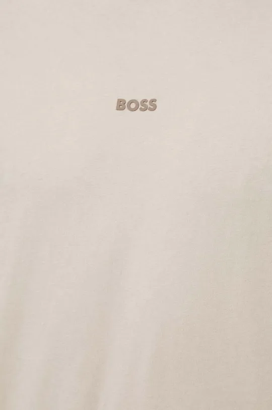 Bombažna kratka majica BOSS ORANGE Moški