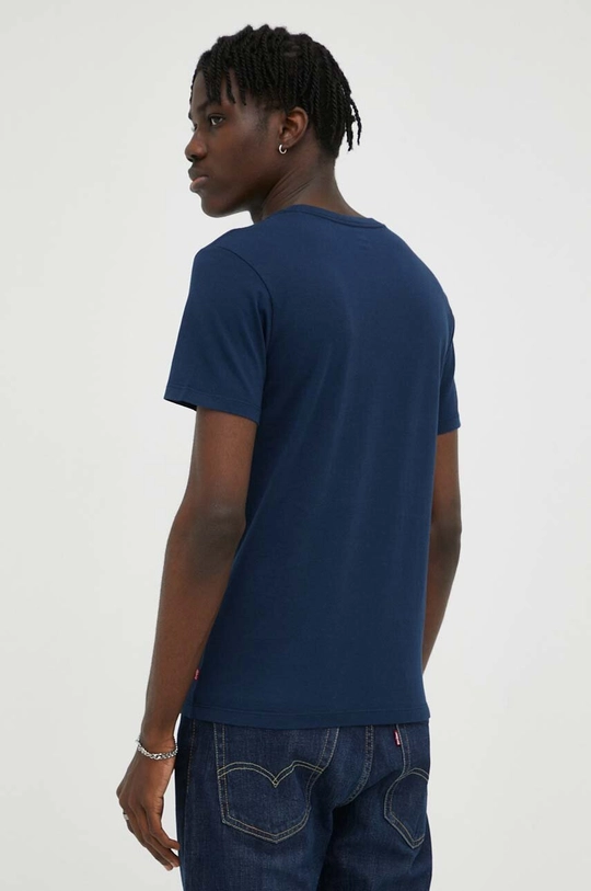 Levi's t-shirt bawełniany granatowy