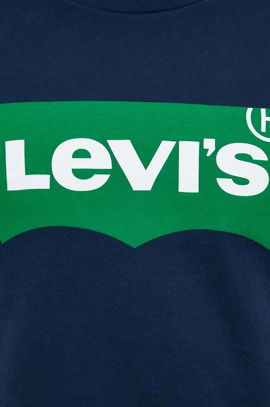 tmavomodrá Bavlnené tričko Levi's