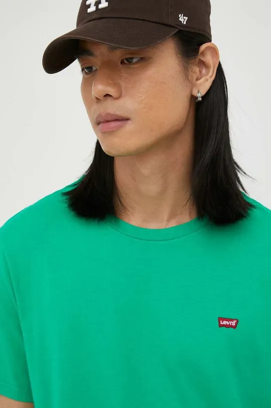 verde Levi's t-shirt in cotone