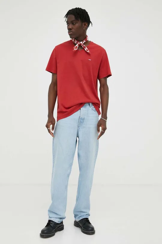 Levi's t-shirt in cotone rosso