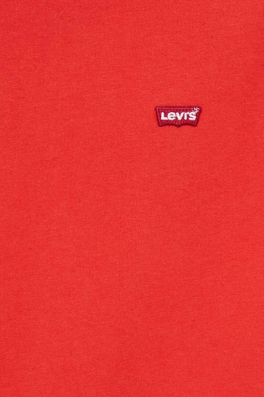 Βαμβακερό μπλουζάκι Levi's 56605.0186 κόκκινο