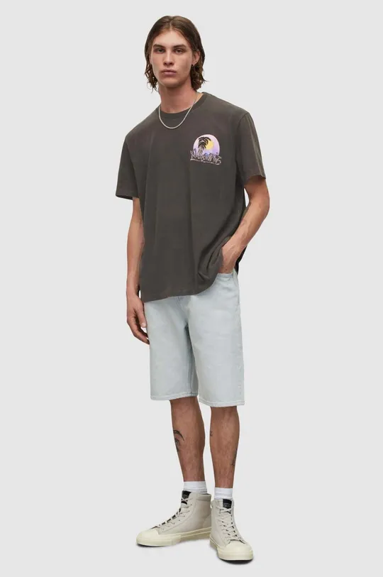 Bombažna kratka majica AllSaints Chroma Moški