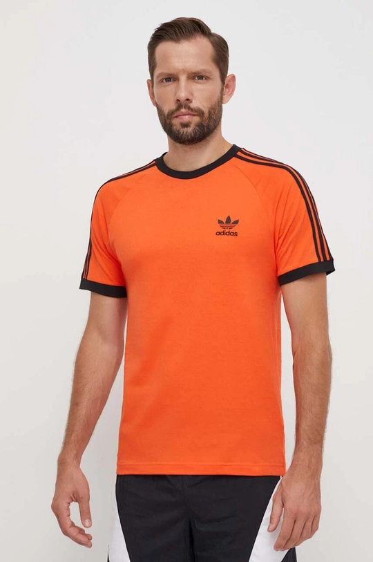 adidas Originals tricou din bumbac portocaliu IM2083